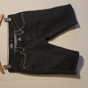 Skinny jean shorts 3/4